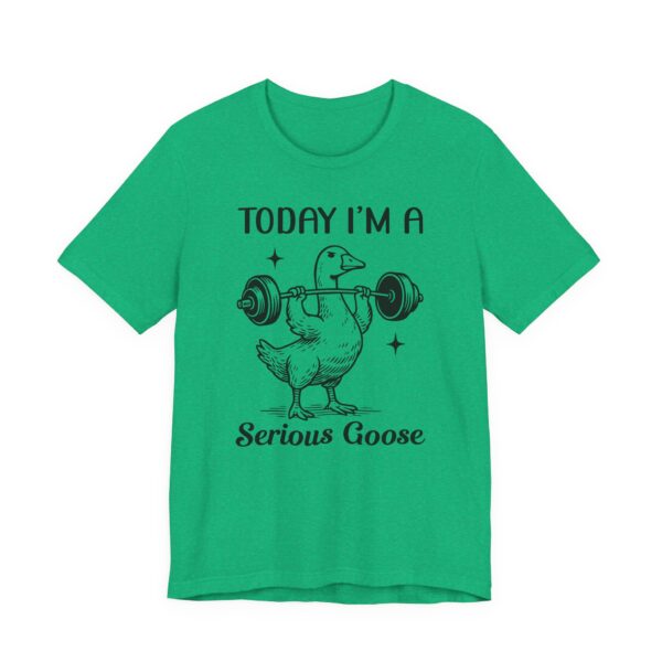 Serious Goose Weightlifting | Funny Gym and Workout T-shirt