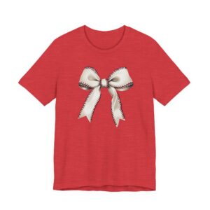 Cute Coquette Baseball Bow T-shirt