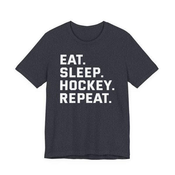 Eat Sleep Hockey Repeat | Funny Hockey T-shirt