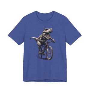 T-Rex Riding Bicycle | Funny Cycling T-shirt