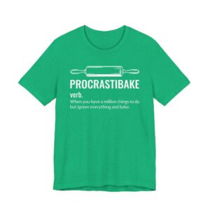 Procrastibake Procrastibaking Definition | Funny Baking T-shirt