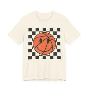 Cute Smiley Face Basketball T-shirt