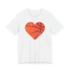 Distressed Basketball Heart T-shirt