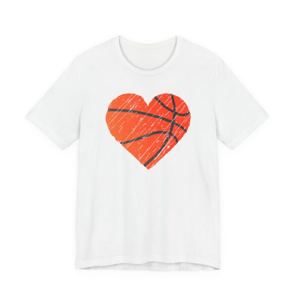 Distressed Basketball Heart T-shirt