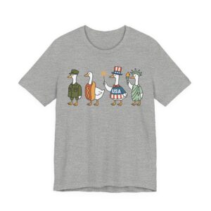 Funny Fourth of July Independence Day Goose T-shirt