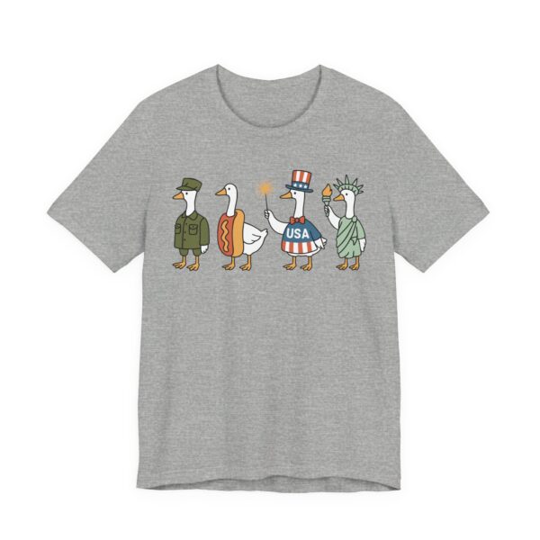 Funny Fourth of July Independence Day Goose T-shirt