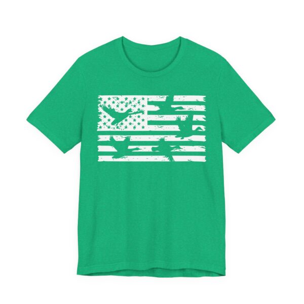 Duck Hunting | American Flag | Hunting T-shirt