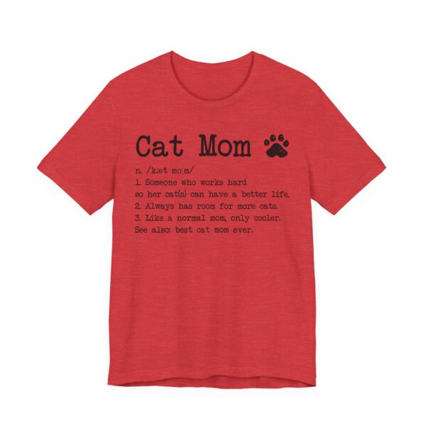 Funny Cat Mom Definition T-shirt