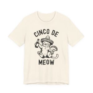 Cinco De Meow | Cinco De Drinko | Funny Cinco de Mayo T-shirt