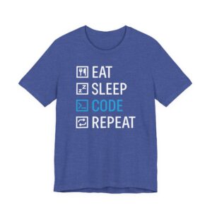 Eat Sleep Code Repeat | Funny Software Engineer T-shirt