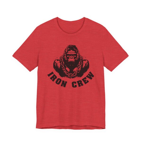 Silverback Gorilla | Iron Crew | Gym and Fitness T-shirt