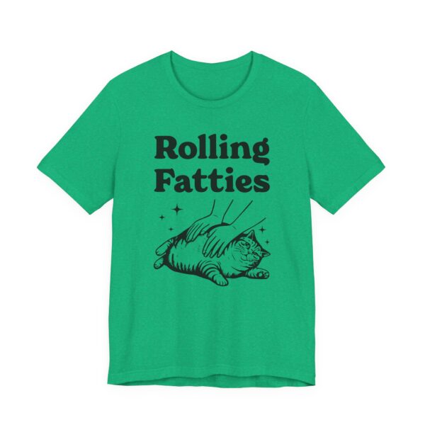 Rolling Fatties | Funny Fat Cat T-shirt