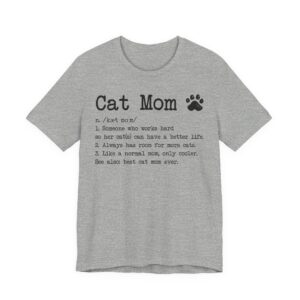 Funny Cat Mom Definition T-shirt