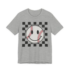 Cute Smiley Face Baseball T-shirt