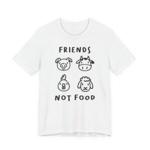Friends Not Food | Cute Vegan T-shirt