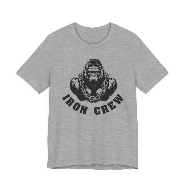Silverback Gorilla | Iron Crew | Gym and Fitness T-shirt