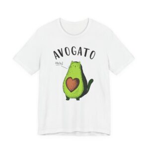 Funny Avogato Avocado Cat T-shirt