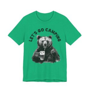Let’s Go Camping | Funny Bear Camping T-shirt