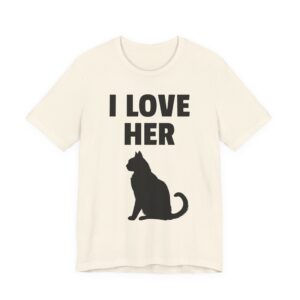 I Love Her Cat | Funny Adult Humor Couple T-shirt