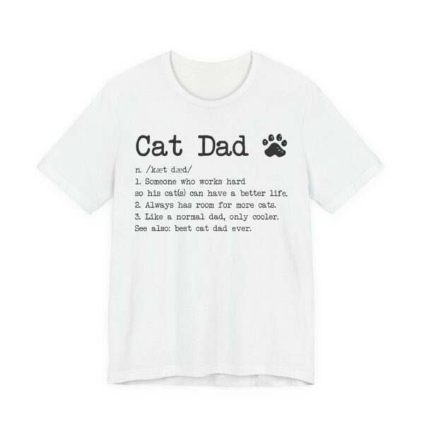 Funny Cat Dad Definition T-shirt