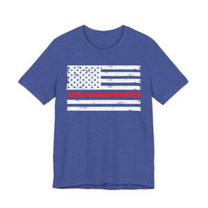 Thin Red Line | USA Flag | Firefighter T-shirt