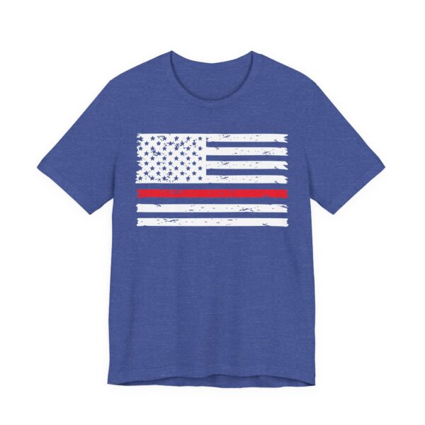 Thin Red Line | USA Flag | Firefighter T-shirt