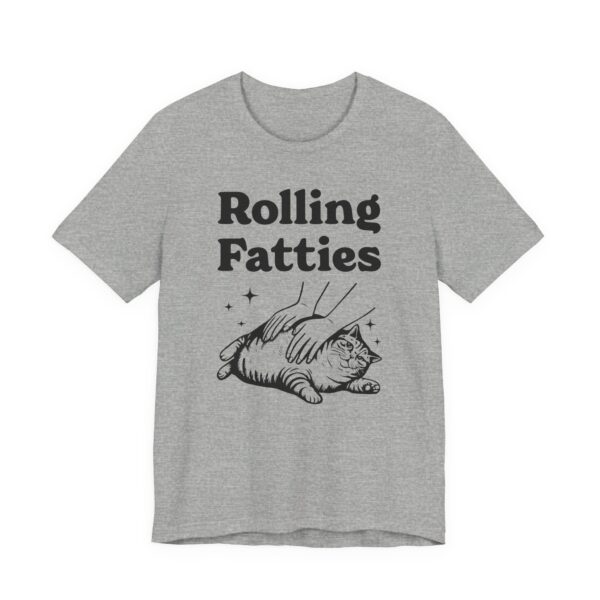 Rolling Fatties | Funny Fat Cat T-shirt