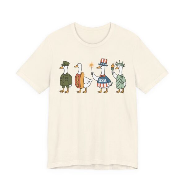 Funny Fourth of July Independence Day Goose T-shirt