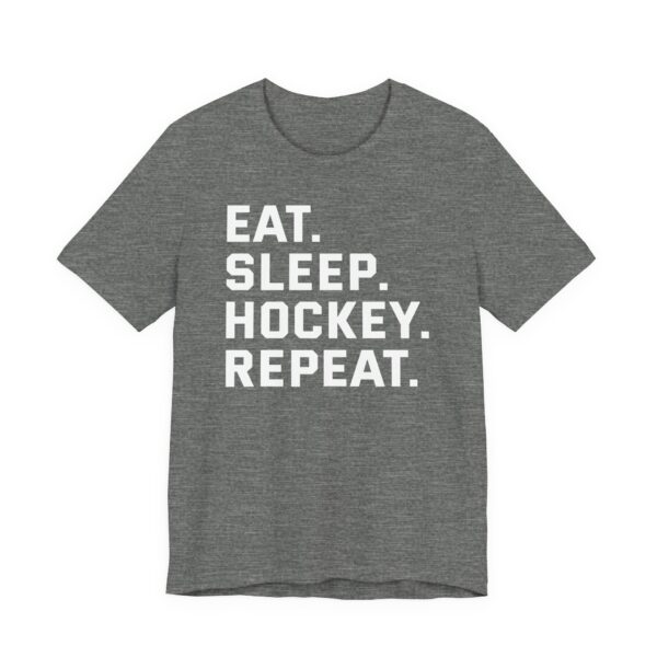 Eat Sleep Hockey Repeat | Funny Hockey T-shirt