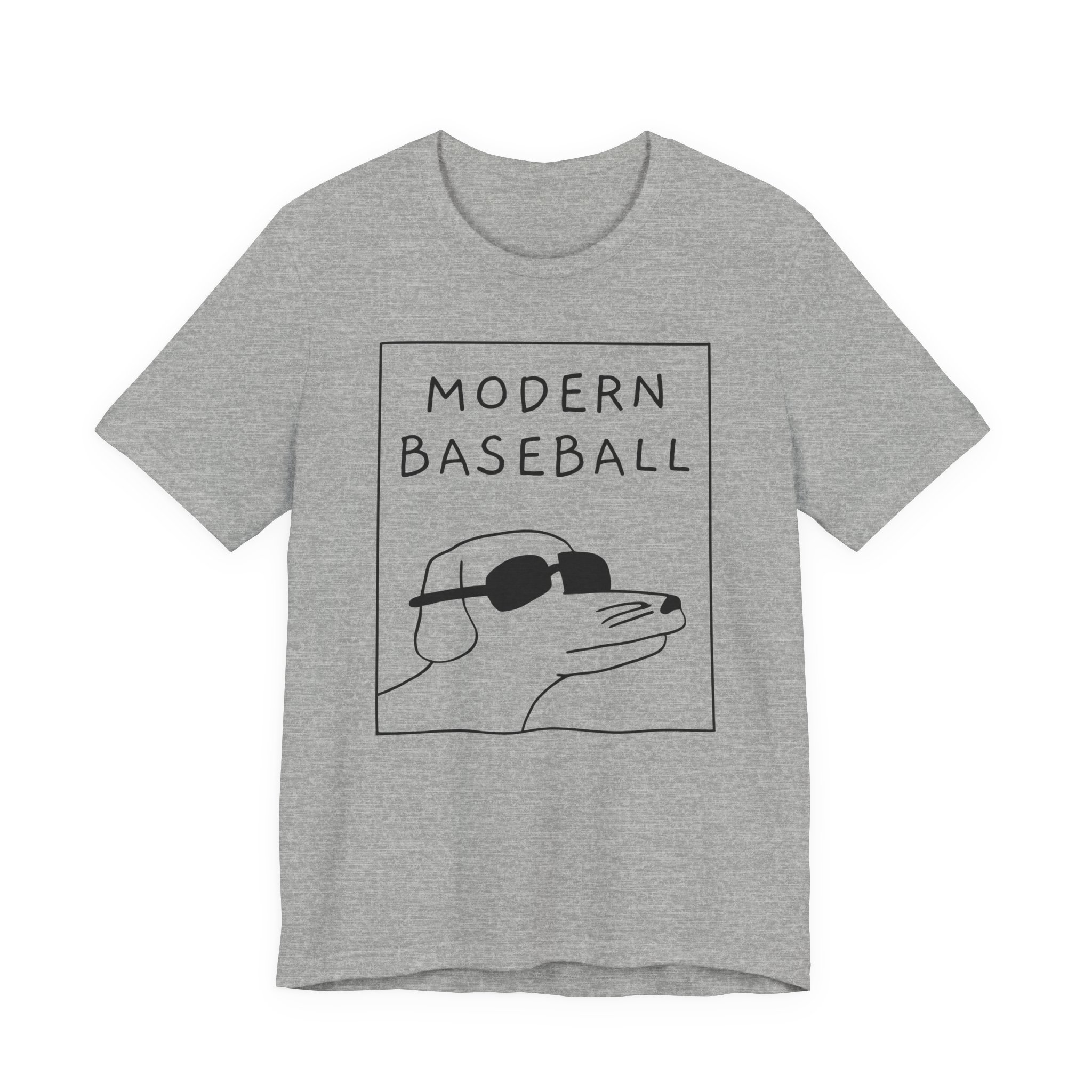 Funny Modern Baseball Dog T-shirt