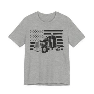 American Flag | Truck Driver T-shirt
