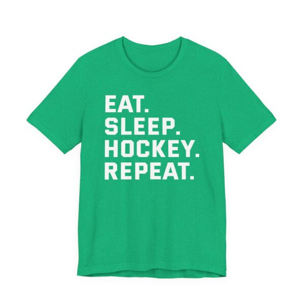 Eat Sleep Hockey Repeat | Funny Hockey T-shirt