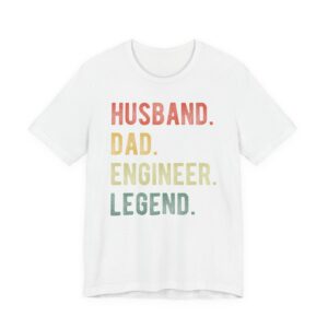 Husband Dad Engineer Legend | Funny Engineer T-shirt