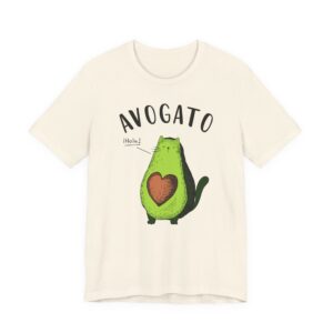 Funny Avogato Avocado Cat T-shirt