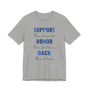 Back the Blue | Police Support T-shirt