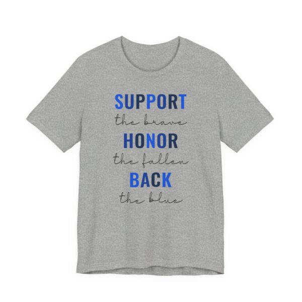 Back the Blue | Police Support T-shirt
