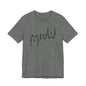 Funny Cat Meow T-shirt