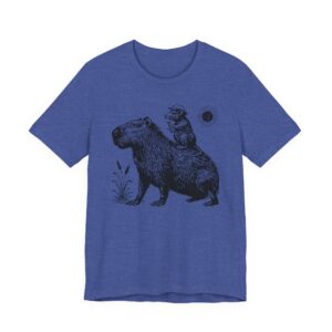 Funny Capybara and Cowboy Rat T-shirt