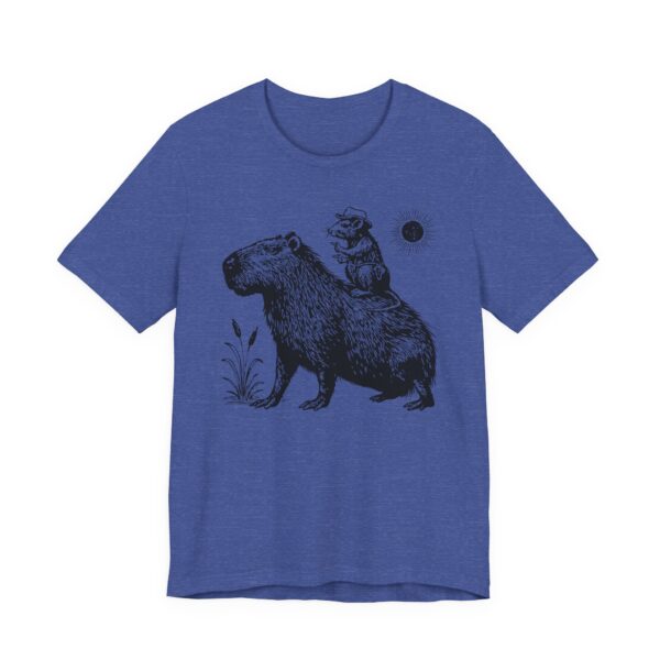 Funny Capybara and Cowboy Rat T-shirt