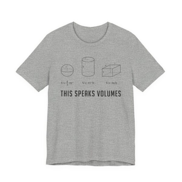 This Speaks Volumes | Funny Math Teacher T-shirt