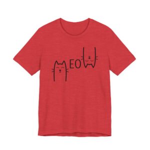 Funny Cat Meow T-shirt