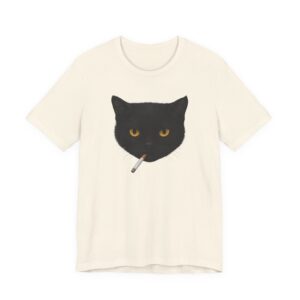 Cool Smoking Cat Y2K T-shirt