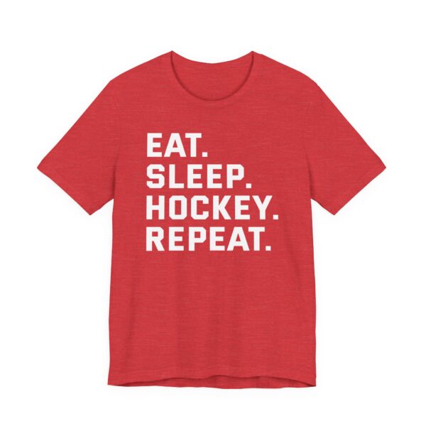 Eat Sleep Hockey Repeat | Funny Hockey T-shirt