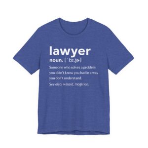 Funny Lawyer Definition T-shirt