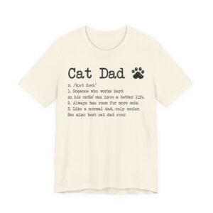 Funny Cat Dad Definition T-shirt