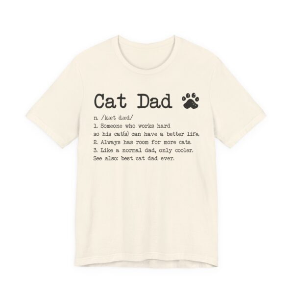 Funny Cat Dad Definition T-shirt