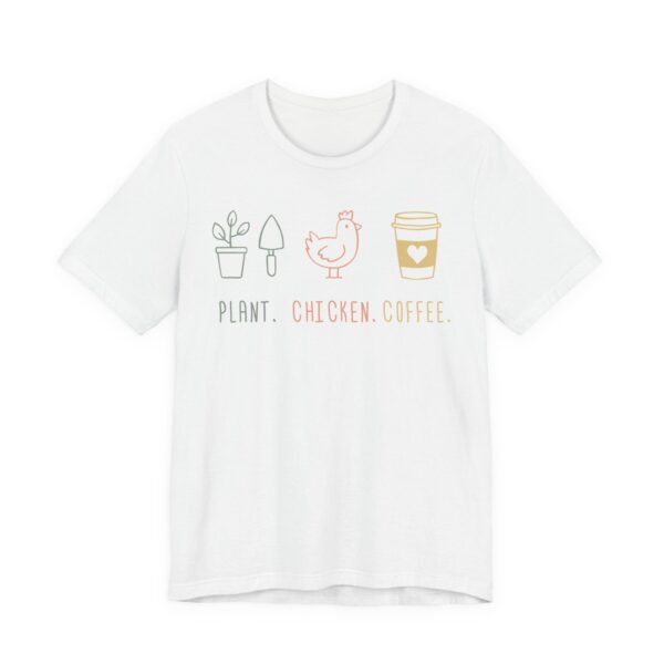 Plant Chicken Coffee | Cute Gardening T-shirt