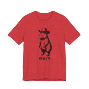 Howdy | Funny Cowboy Capybara T-shirt