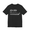 Sin Bin Definition | Funny Hockey T-shirt