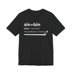 Sin Bin Definition | Funny Hockey T-shirt
